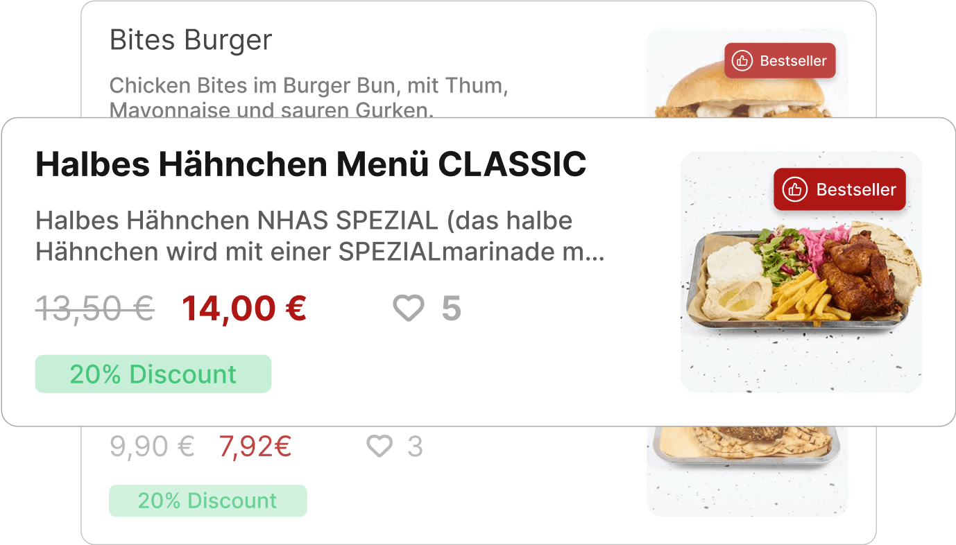 Online ordering system